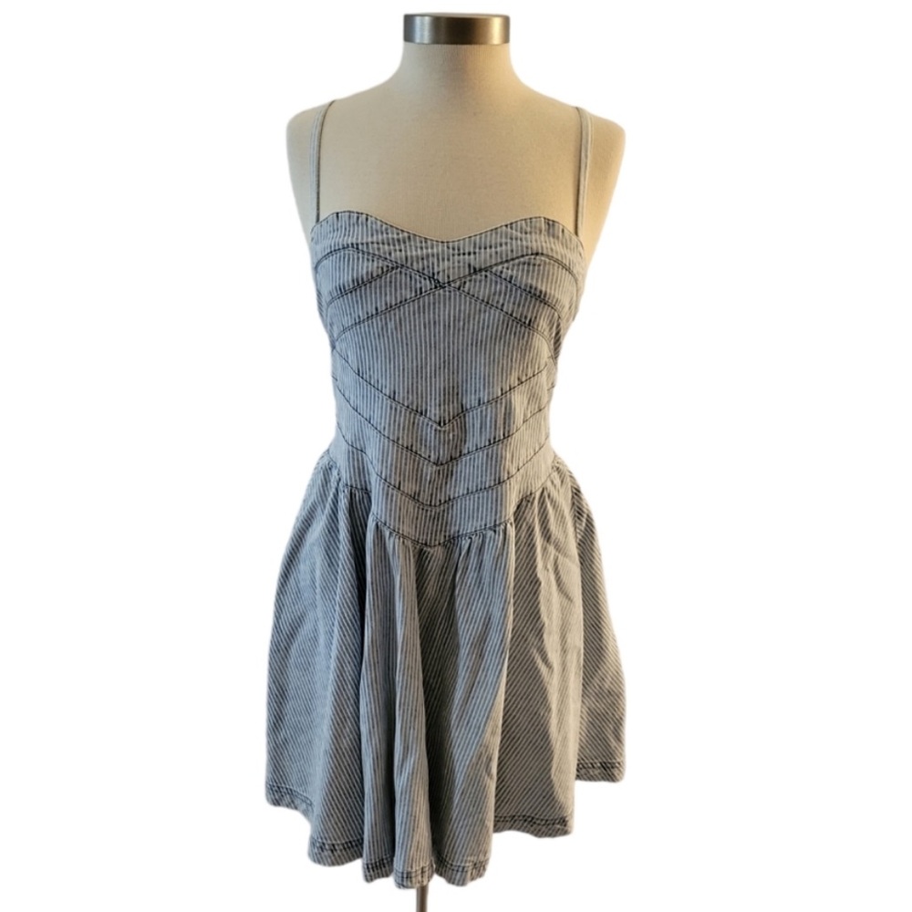 Quicksilver Pinstripe Sundress M